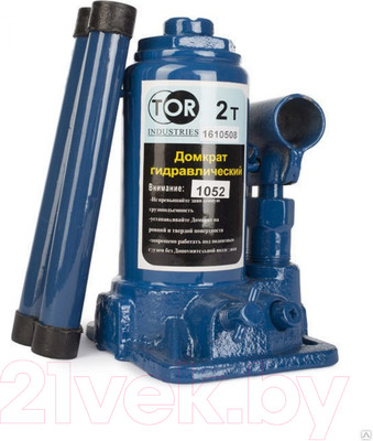 Бутылочный домкрат TOR ДГ-2 г/п 2т / 1052