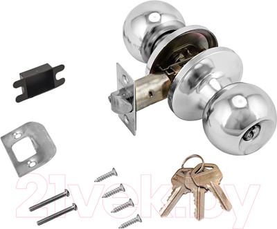 Ручка дверная Стандарт 607 ET CP (хром)