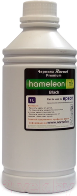 Контейнер с чернилами Revcol Серия L Hameleon Black / 128406 (1л)