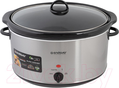Медленноварка Endever Vita-113 (серый/стальной)