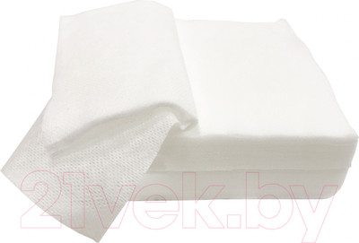 Салфетки одноразовые Чистовье Хлопок 20x20 601-539 (100шт, белый)