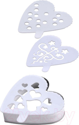 Форма для выкладки еды Мультидом Сердце / AN8-14