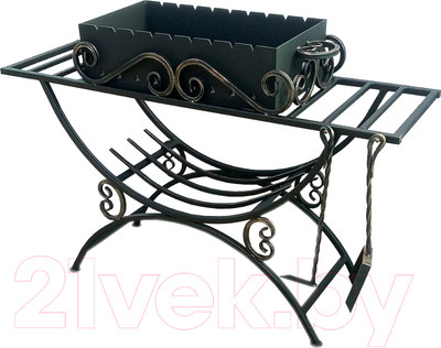 Мангал СтальСнабДизайн МК-4 Лодочка-1