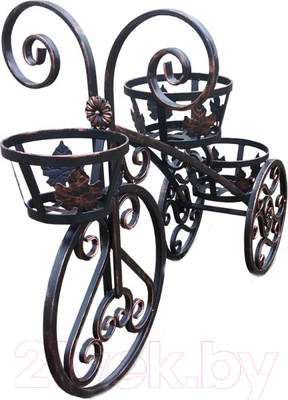 Стойка для цветов СтальСнабДизайн Велосипед большая