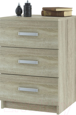 Тумба НК Мебель Лофт 420 с 3-мя ящиками / 72230011 (дуб сонома)