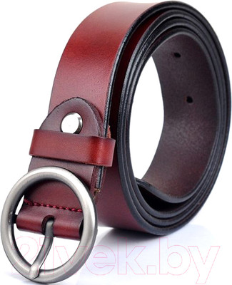 Ремень женский Ezcase Koloss Luna / K6.9 (красно-коричневый)