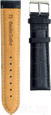 Ремешок для часов D&A РК-22-07-01-1-1Д П Kroko (черный)