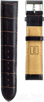 Ремешок для часов D&A Kroko РК-22-07-01-1-2Д П (коричневый)