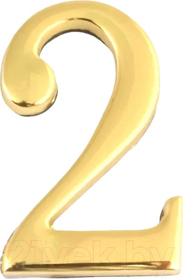 Цифра дверная Apecs DN-01-2-Z-G