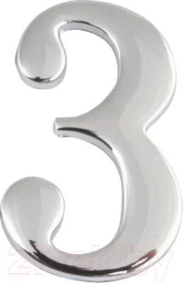 Цифра дверная Apecs DN-01-3-Z-CR