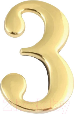 Цифра дверная Apecs DN-01-3-Z-G