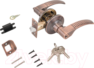 Ручка дверная Стандарт 8510 ET AC (медь)