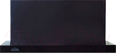 Вытяжка телескопическая Elikor Интегра Glass 60П-650-В2Л / 934207 (черный/стекло черное)