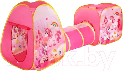 Детская игровая палатка Наша игрушка С туннелем / 995-5005-1