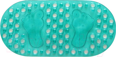 Коврик на присосках Varmax Массажный 55102 (66x33, бирюзовый)