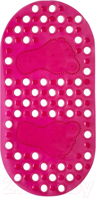 Коврик на присосках Varmax Массажный 55102 (66x33, розовый)
