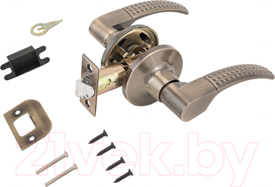 Ручка дверная Стандарт 8510 PS AB (бронза)