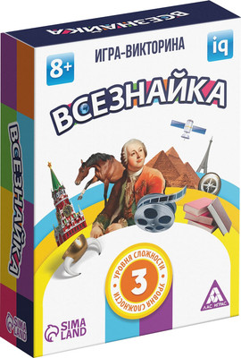 Настольная игра Лас Играс Всезнайка / 3789705