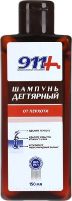 Шампунь для волос 911 Дегтярный (150мл)