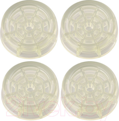 Комплект антивибрационных подставок Мультидом МТ76-134 (прозрачный)