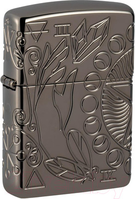 Зажигалка Zippo Armor Wicca Design / 49689 (черный)