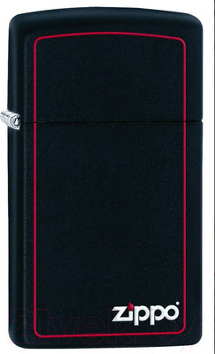 Зажигалка Zippo Slim / 1618ZB (черный)