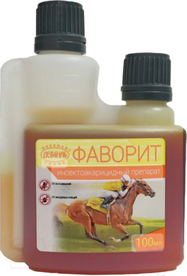 Концентрат от насекомых Дезснаб Инсектоакарицид Фаворит концентрация 0.1-10мл на 1л воды (100мл, без запаха)