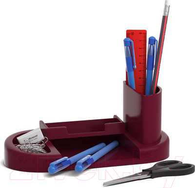 Настольный набор Erich Krause Harmony Marsala / 55677 (рубиновый)