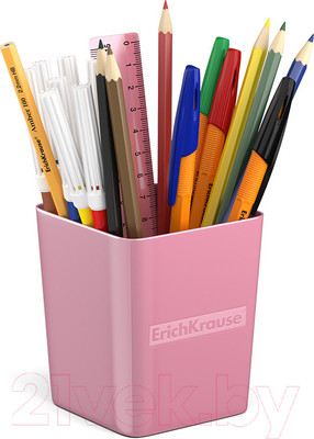 Настольный набор Erich Krause Base Candy / 55714 (розовый)