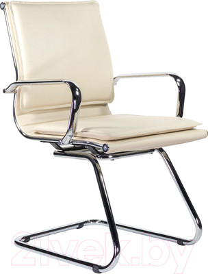 Кресло офисное Brabix Kayman CF-102 / 532573 (экокожа, хром/бежевый)