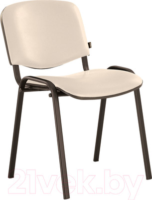 Стул офисный Brabix Iso CF-005 / 531978 (черный/кожзам бежевый)