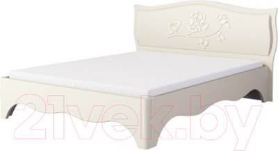 Двуспальная кровать Мебель-Неман Астория МН-218-01-180 (кремовый)