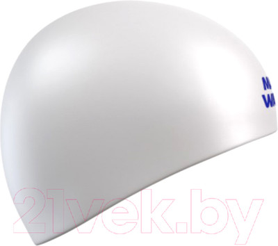 Шапочка для плавания Mad Wave Reverse (белый/синий)