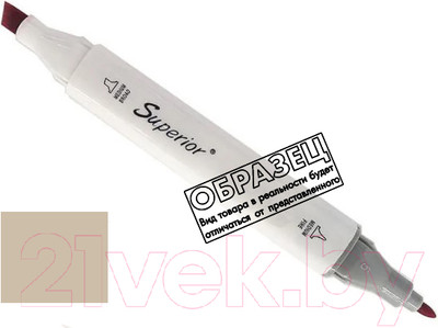 Маркер перманентный Superior Двухсторонний WG202