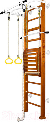 Детский спортивный комплекс Kampfer Helena Maxi Wall (стандарт, классический/белый турник)