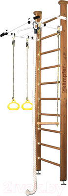 Детский спортивный комплекс Kampfer Helena Ceiling (стандарт, ореховый/белый)