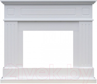 Портал для камина Смолком Lauritz V23 (бьянко белый)