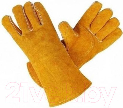 Перчатки защитные Hantong Honesty Weld А0202 Спилковые с подкладкой Кевларовая нить (желтый)