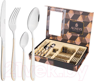 Набор столовых приборов Agness 942-043