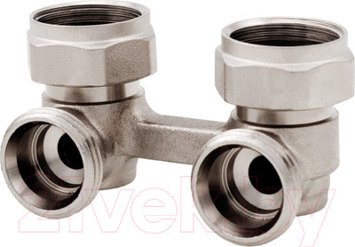 Узел присоединительный Itap Угловой для радиатора 3/4" 3150034 (для 2 трубных систем)