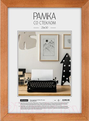 Рамка OfficeSpace №3 / РД_9312 (мокко)