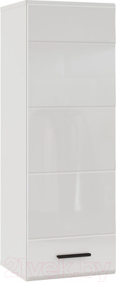 Шкаф навесной НК Мебель Gloss / 71373113 (белый/белый глянец)