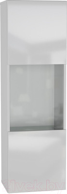 Шкаф навесной НК Мебель Point тип-22 / 71774440 (белый/белый глянец)