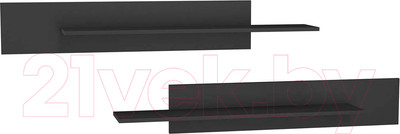 Комплект полок НК Мебель Point / 71774471 (черный)