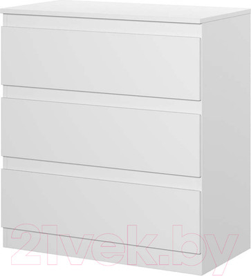 Комод НК Мебель Stern Т-3 3-я / 72674928 (16мм, белый)
