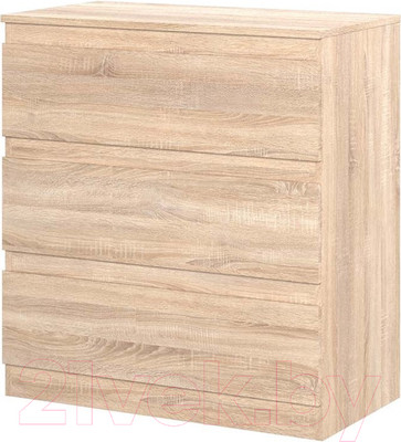 Комод НК Мебель Stern Т-3 3-я / 72674921 (16мм, дуб сонома)