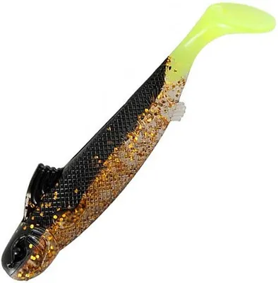 Мягкая приманка Helios Jap Black Sparkles LT / HS-32-033 (7шт)