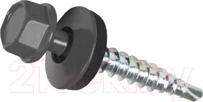 Саморез ЕКТ Кровельный PT1 4.8х35 / BW000169  (200шт, RAL 7024)