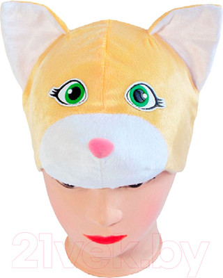 Маска карнавальная Пуговка Маска Кошка / 4022 к-18