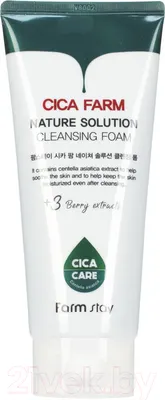 Пенка для умывания FarmStay Cica Farm Nature Solution Cleansing Foam (180мл)